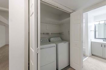 *In-unit washer and dryer